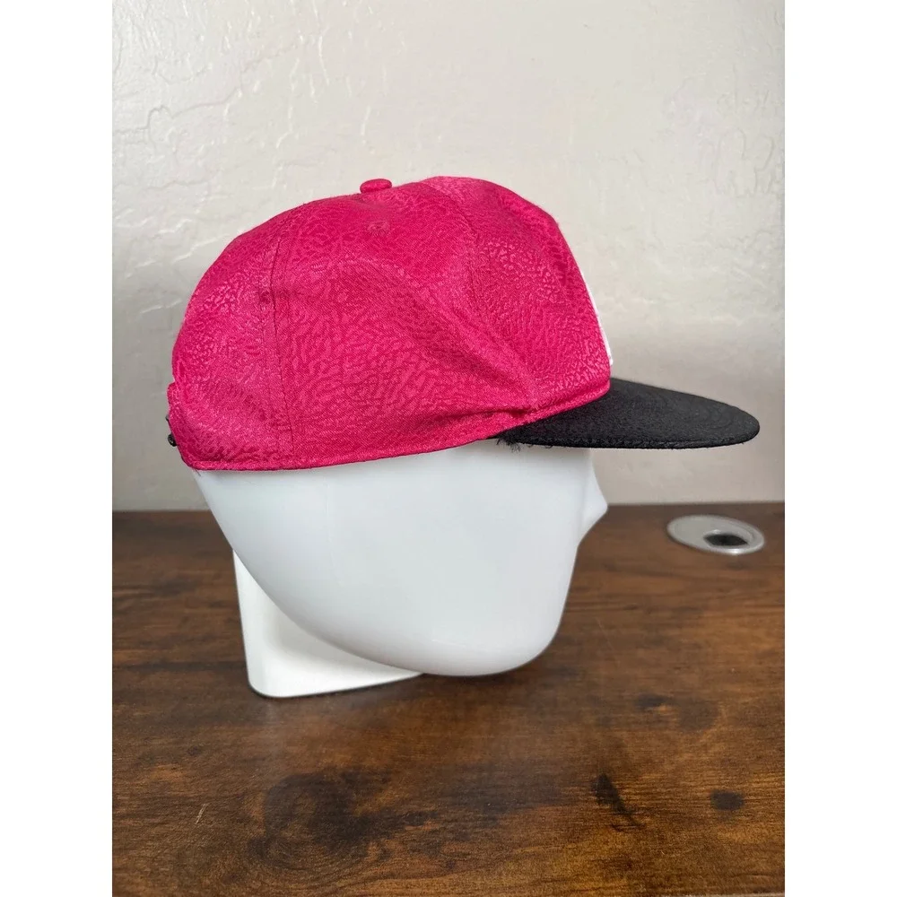 Jordan Jumpman Youth Snapback Hat Pink Black Elephant Print 1623-V12